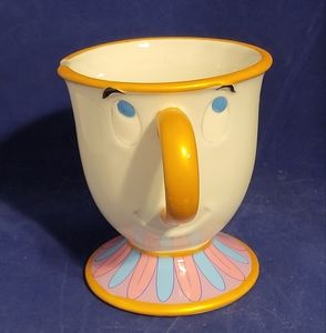 NWOT Brand NEW Disney Beauty and the Beast Chip Ceramic Coffee Tea Cup Mug